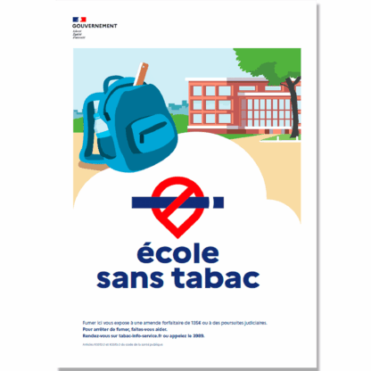 Affiche École Sans Tabac