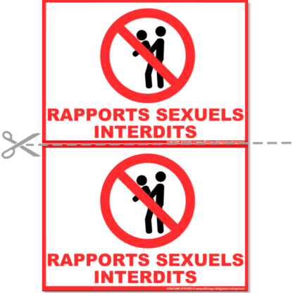 Rapports sexuels interdits - Affiche