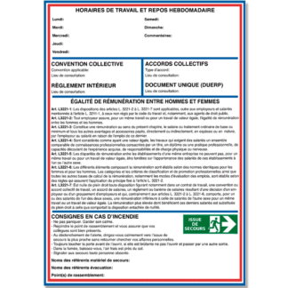 Affichage obligatoire entreprise 2023